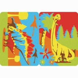 Piešimo smėliu rinkinys SABBIARELLI Dinozaurai smėlyje